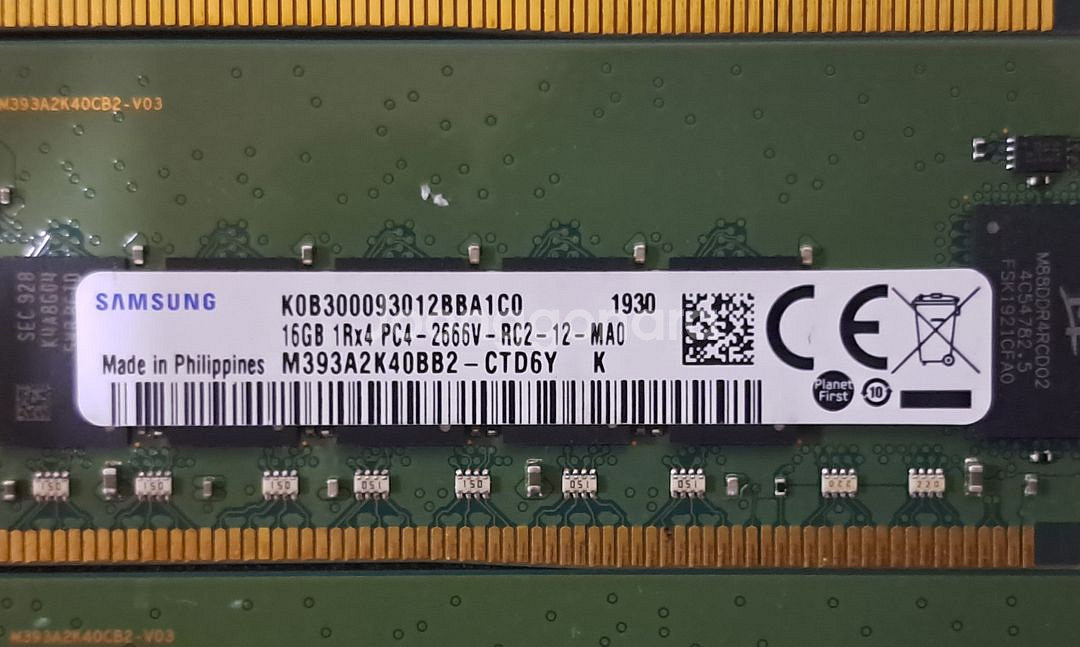 삼성 hp ECC REG 2666V 1Rx4 16G--0
