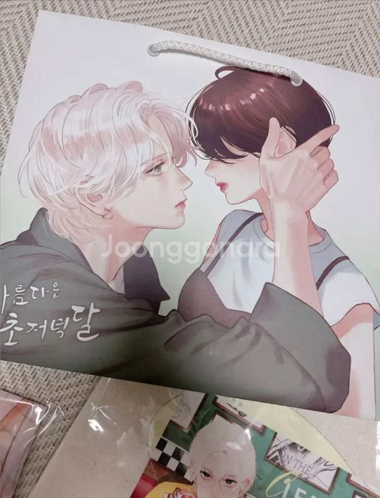 아름다운 초저녁달 쉬폰 포스터, 에코백, 쇼핑백 일괄--3