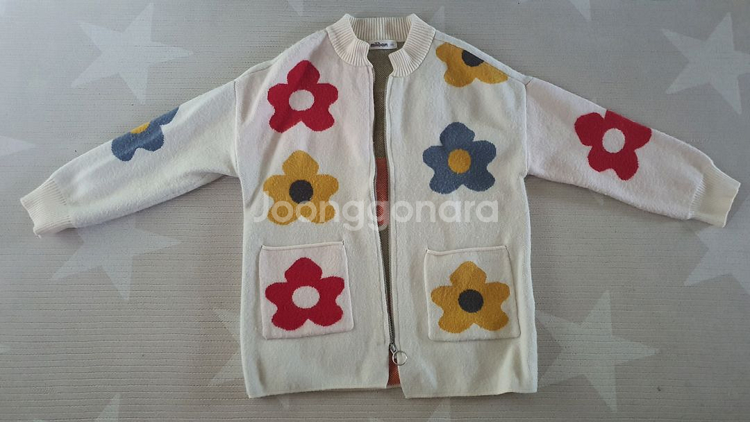유아동 니트 집업 가디건.130--0