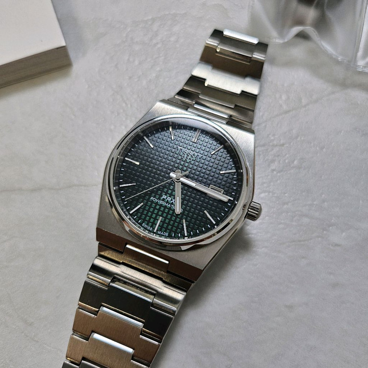 티쏘 prx 40mm 파워매틱 그린 이미지