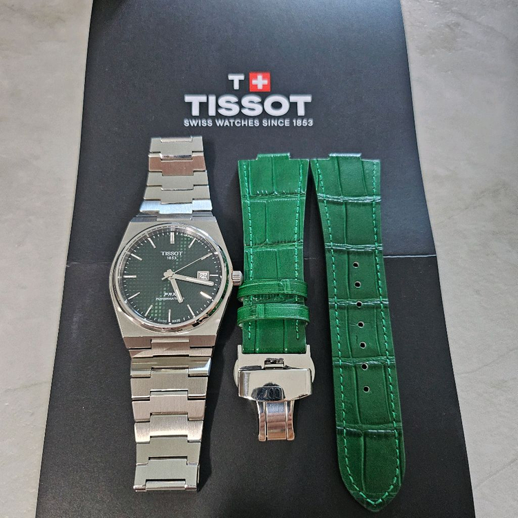 티쏘 prx 40mm 파워매틱 그린 이미지