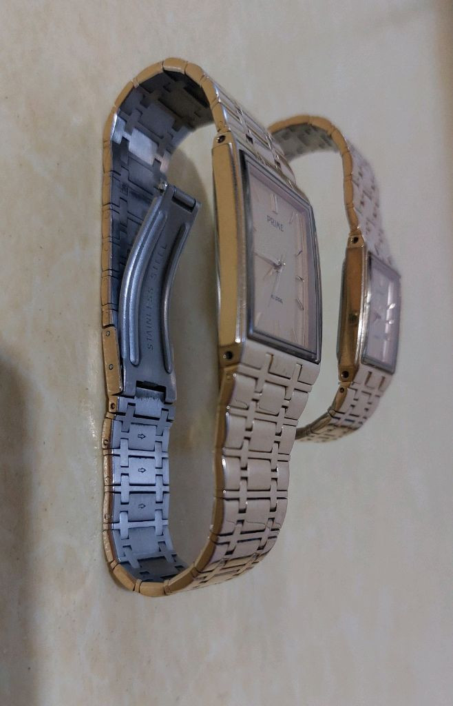 금장 35년전 예물시계 삼성카파 신랑.각시 손목시계 이미지