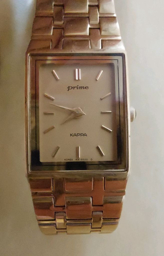 금장 35년전 예물시계 삼성카파 신랑.각시 손목시계 이미지