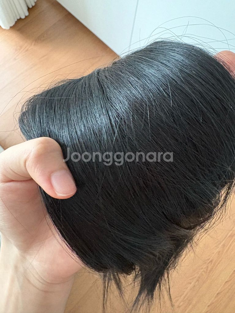 붙임머리 유팁/노팁 18인치 먹물 블랙--1