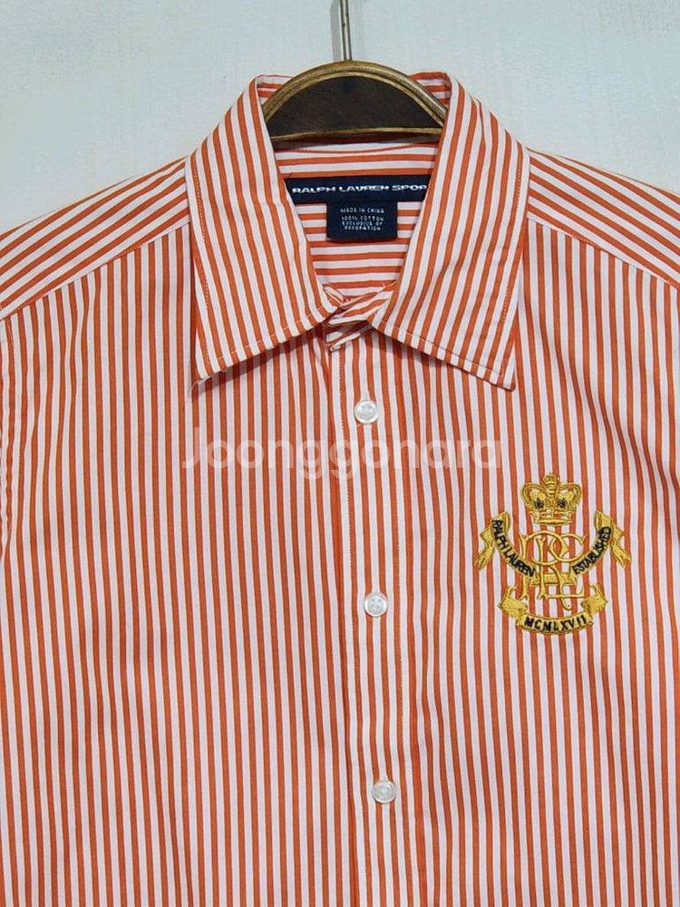 (M) 랄프로렌 폴로 남방 스트라이프 셔츠 여성용--1