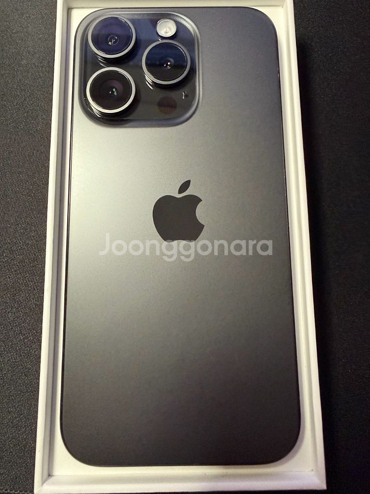 아이폰 15프로 블랙 256GB 팝니다 애케플--0
