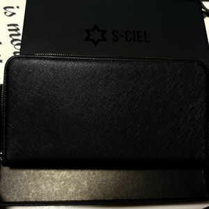 에스씨엘(S-CIEL) 장지갑 검정 소가죽[새상품]