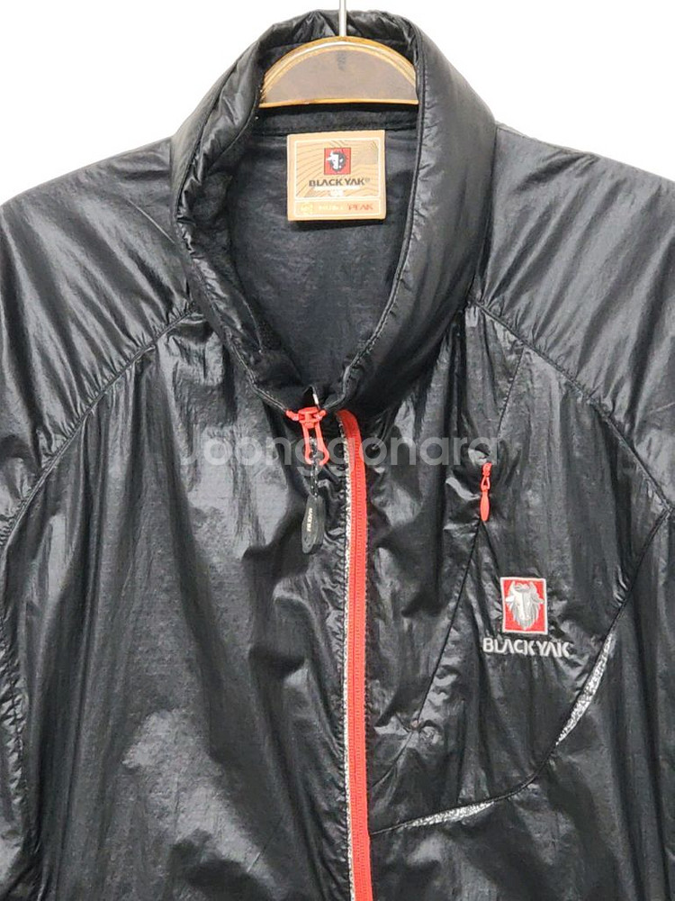 (XL) 블랙야크 바람막이 점퍼 블랙 아웃도어 등산자켓--1