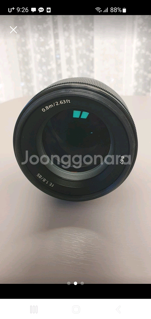 소니 FE 85mm F1.8 렌즈--1