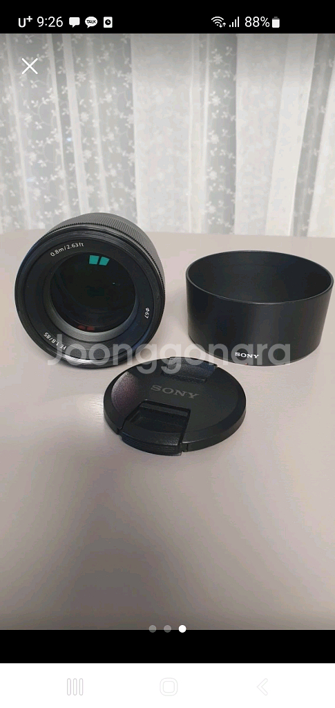 소니 FE 85mm F1.8 렌즈--2
