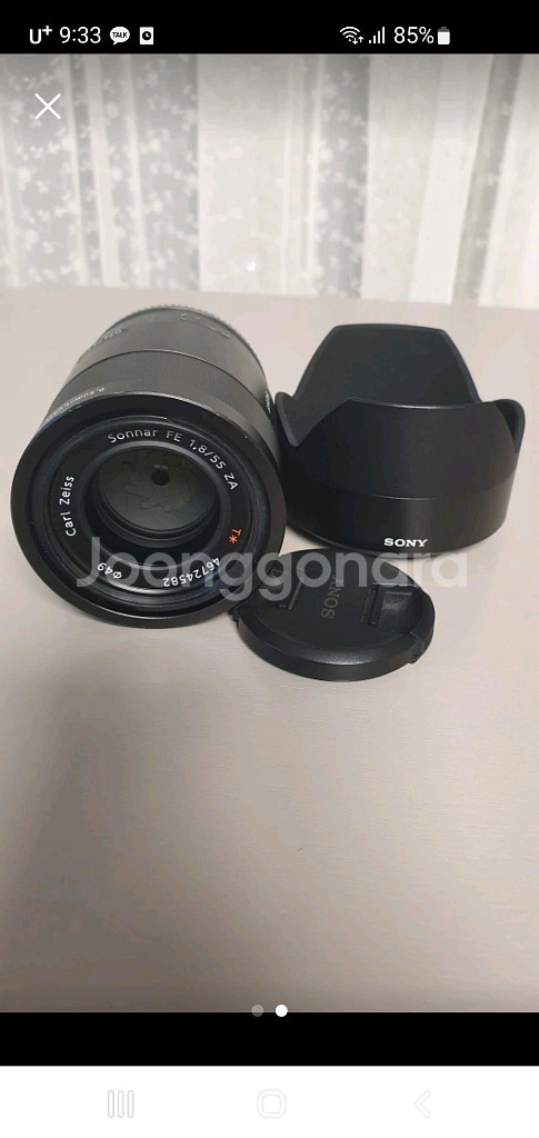 소니 FE 55mm F1.8 렌즈--1