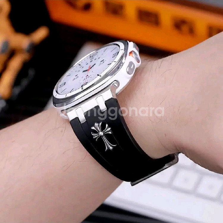 삼성 워치 울트라 47mm 실버 S925+실리콘 커스--1
