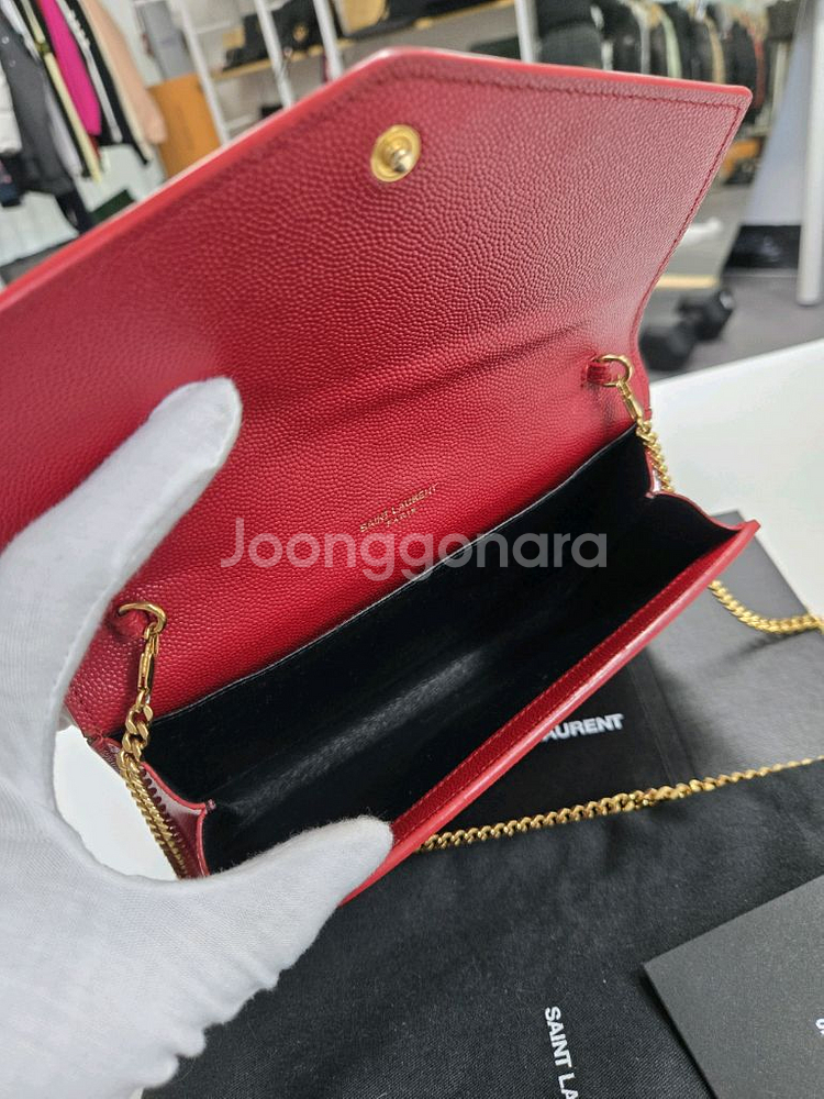 [A급컨디션]입생로랑 업타운 크로스백--5