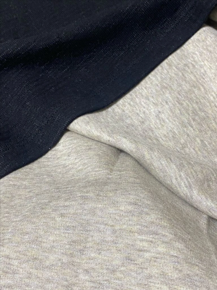 [새상품] Reiss 블랙 니트면 롱 원피스 이미지