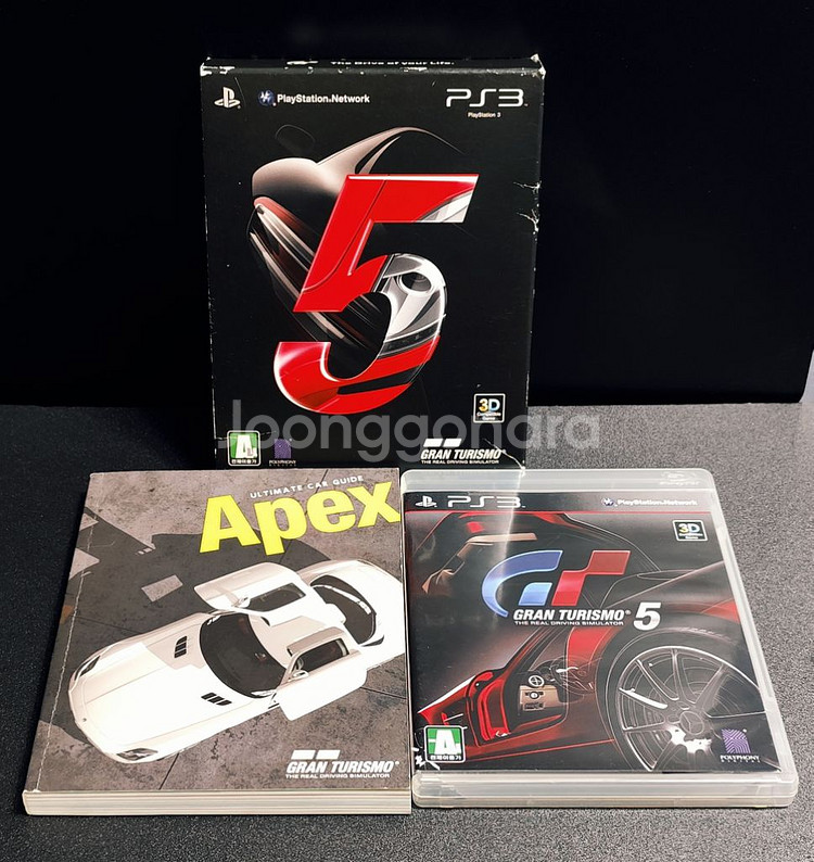 플스3,PS3: 그란투리스모5 초회한정판 세트--0
