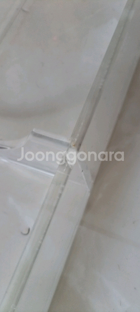 길이 125cm 투명 아크릴 선반--4