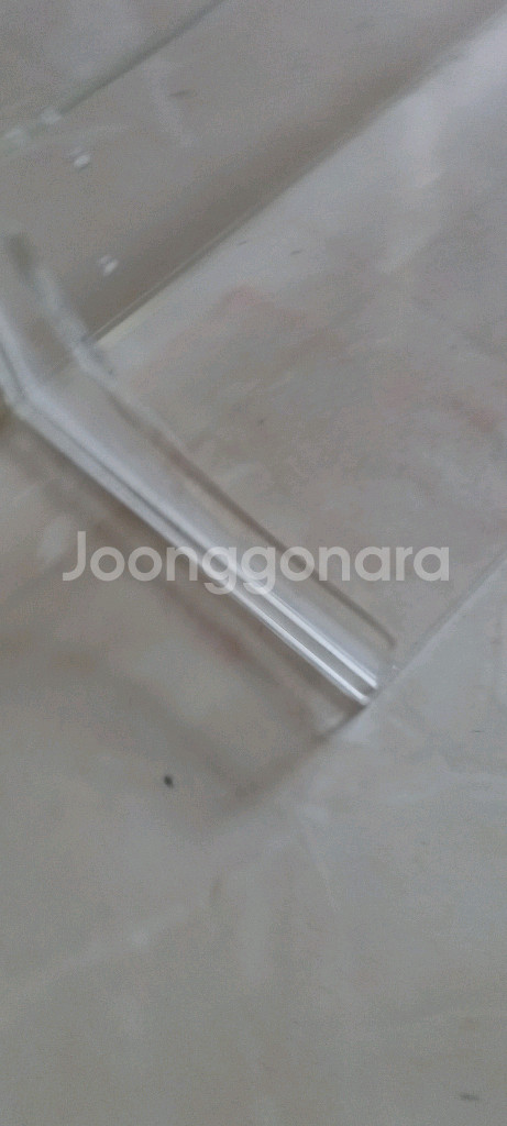 길이 125cm 투명 아크릴 선반--9