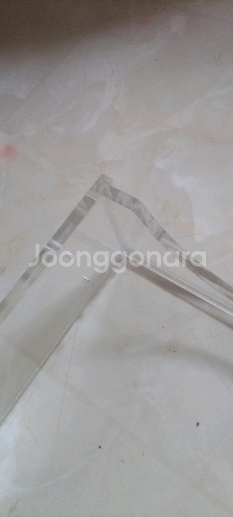 길이 125cm 투명 아크릴 선반--7