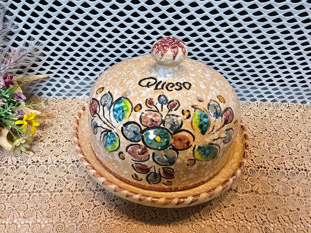 파리에서 온 핸드페인티드 케익용기.미사용--2