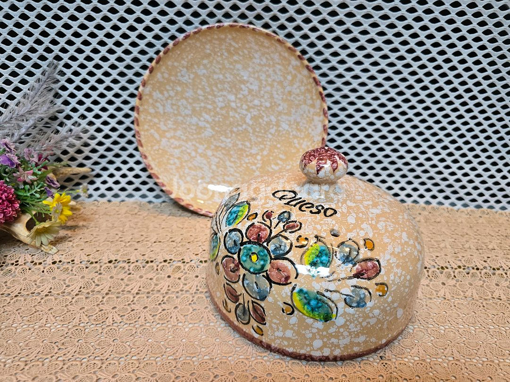 파리에서 온 핸드페인티드 케익용기.미사용--4