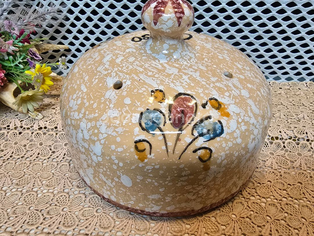 파리에서 온 핸드페인티드 케익용기.미사용--8