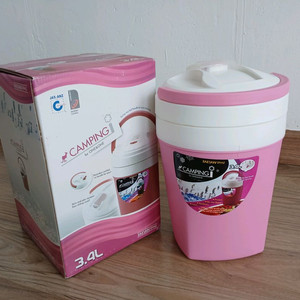 [새것] 캠핑아이 보냉물통 3.4L