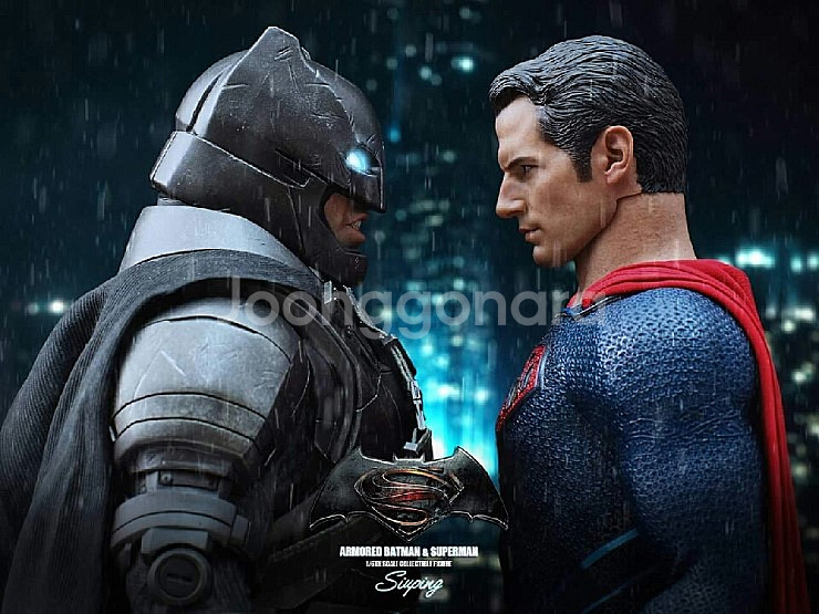 핫토이 BVS 아머드 배트맨 12인치 피규어--1