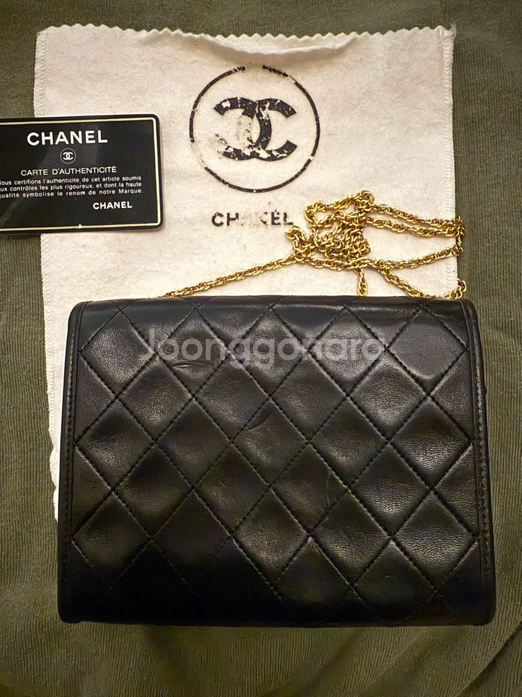 샤넬 빈티지 체인미니백--2