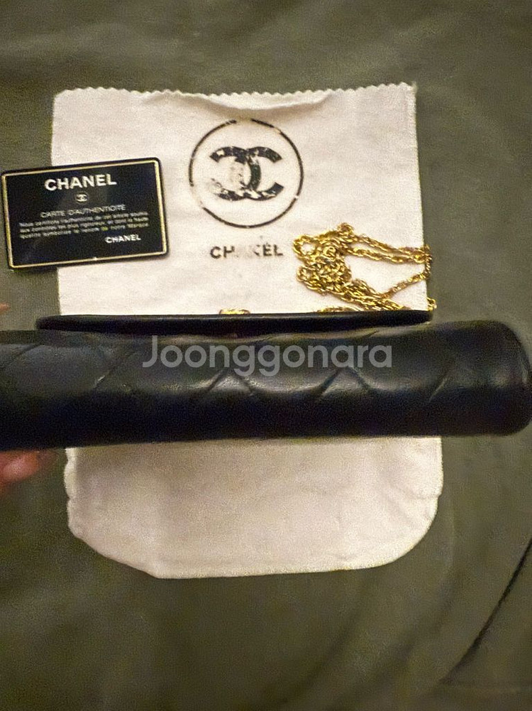 샤넬 빈티지 체인미니백--1