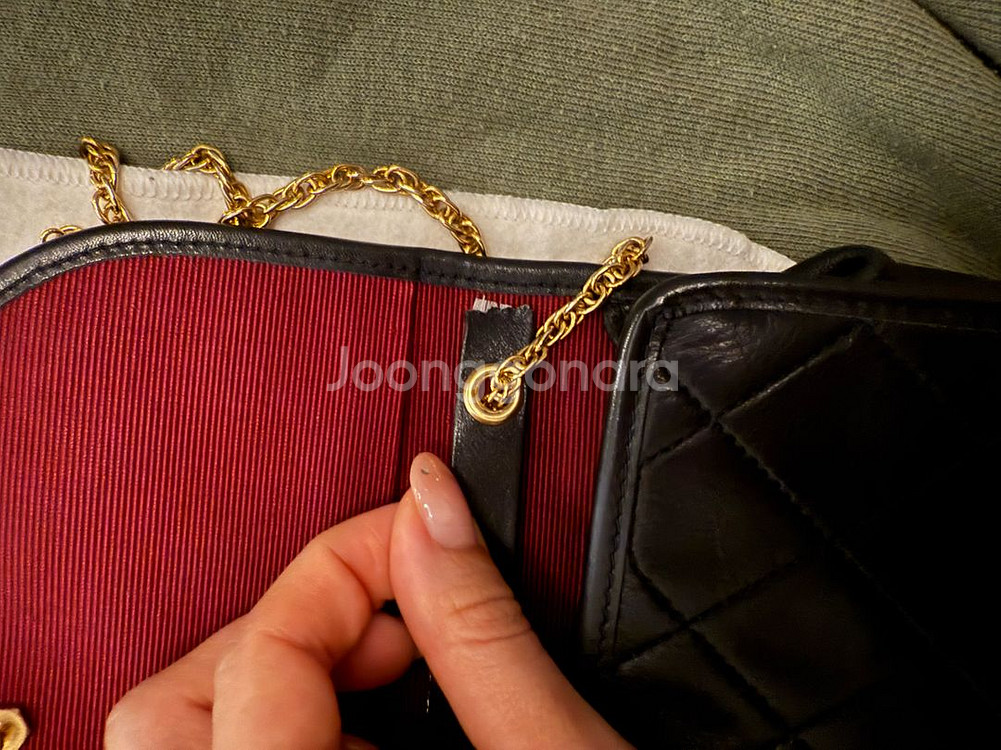 샤넬 빈티지 체인미니백--6