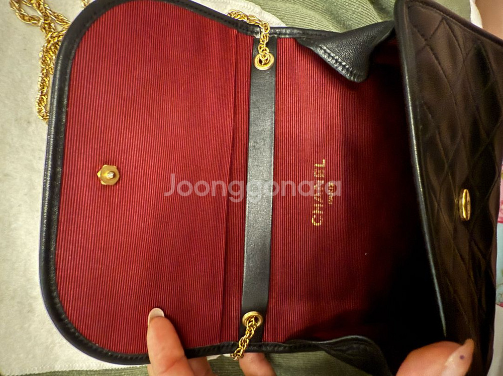 샤넬 빈티지 체인미니백--7