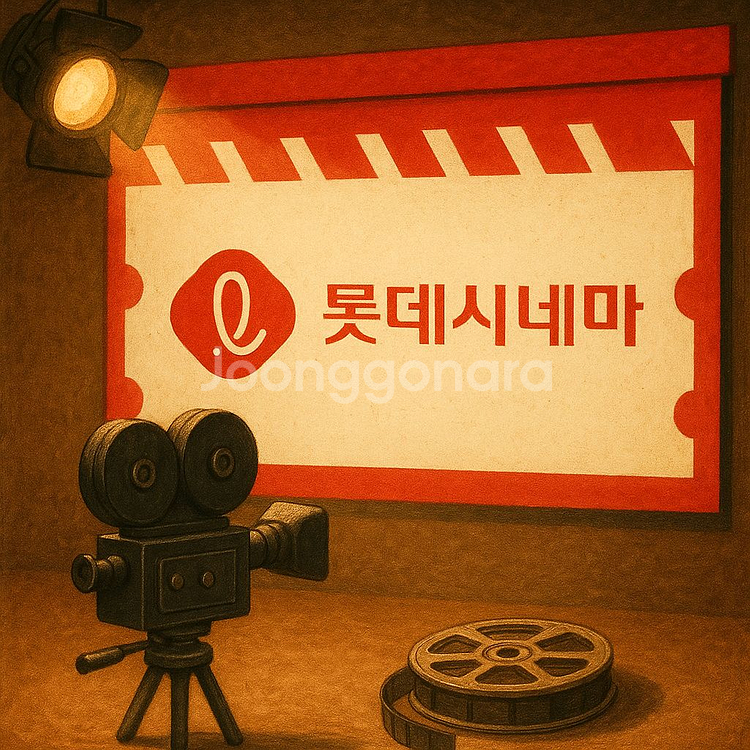 롯데시네마 9천원 예매권--1