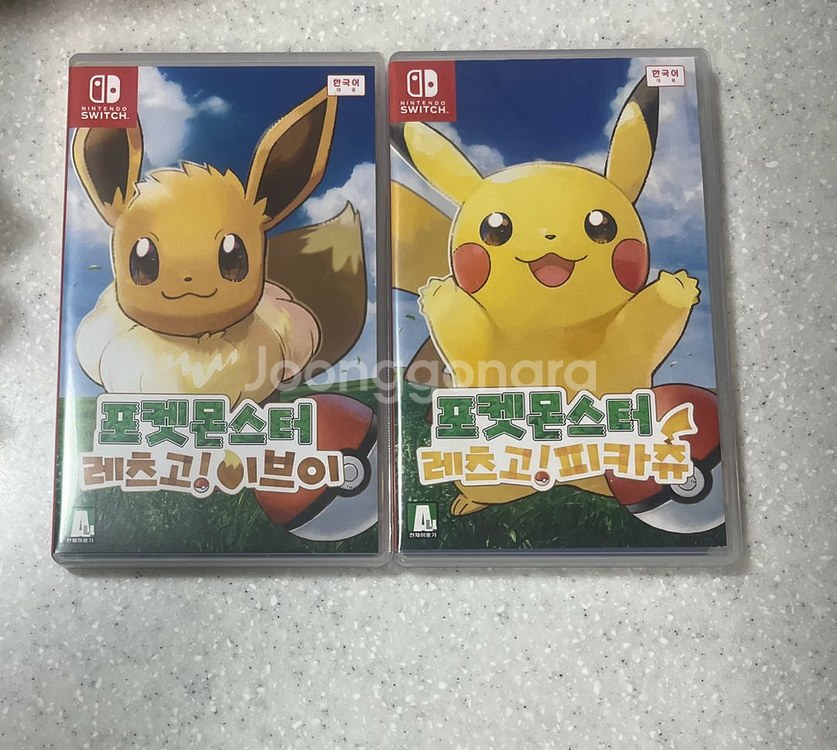 닌텐도 스위치 레츠고 피카츄 이브이--0