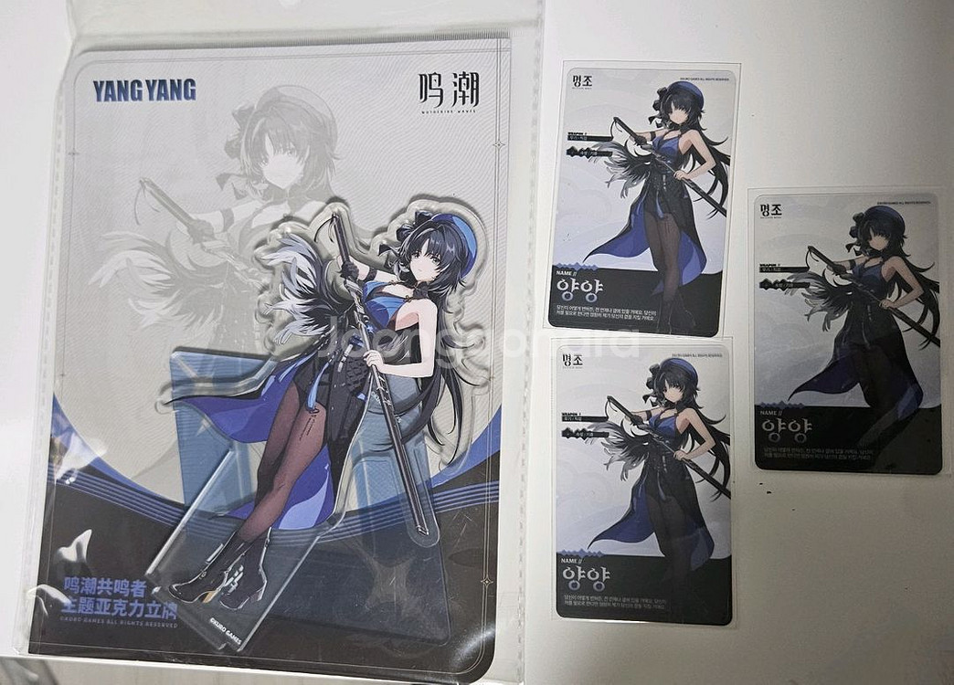 명조 양양 아크릴 스탠드 포카 일괄--0