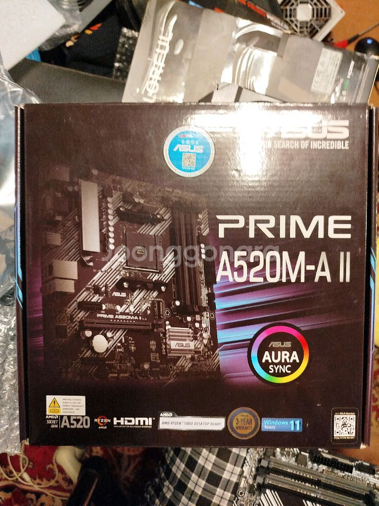 ASUS PRIME A520M-A II 개봉만한새제품--1