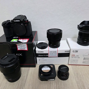 파나소닉 S5M2 28-200,시그마 35 f2 등