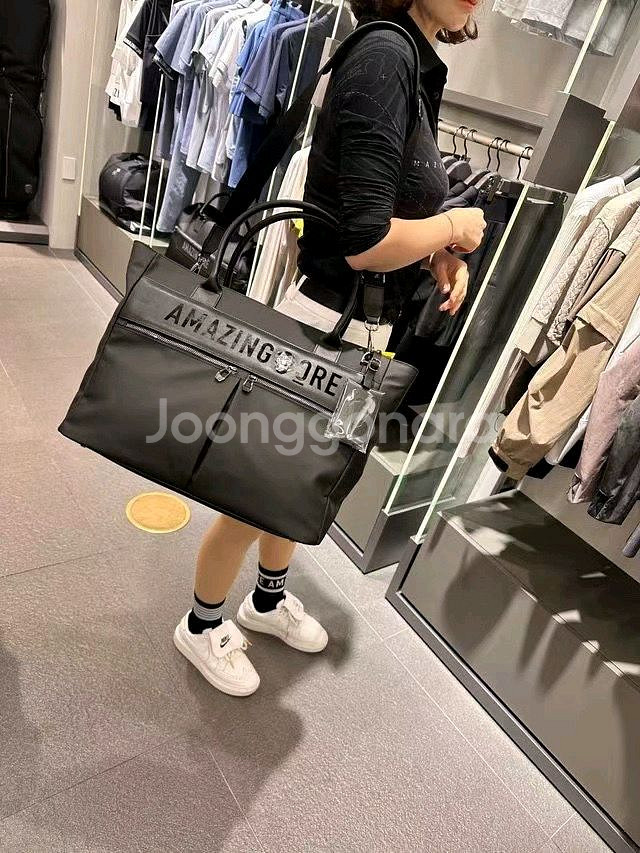 AMAZING 남.여공용 엣지드 슬릿 보스톤백--2