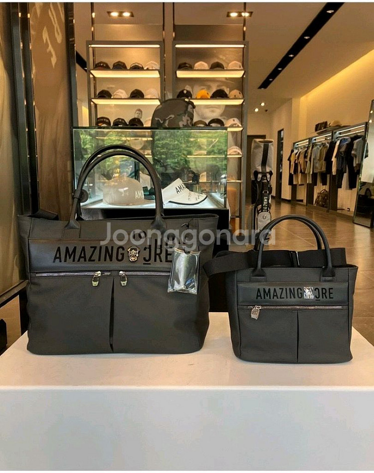 AMAZING 남.여공용 엣지드 슬릿 보스톤백--5