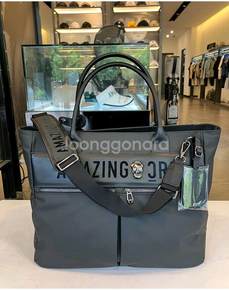 AMAZING 남.여공용 엣지드 슬릿 보스톤백--7