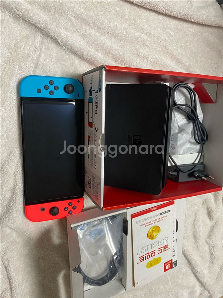 닌텐도 스위치 oled 박스포함--3