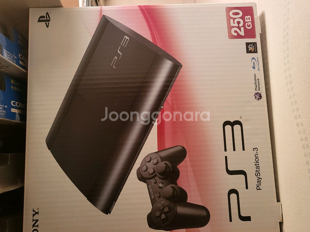 정발 PS3슬림 250GB 중고 팝니다.아주 깨끗합니다--0