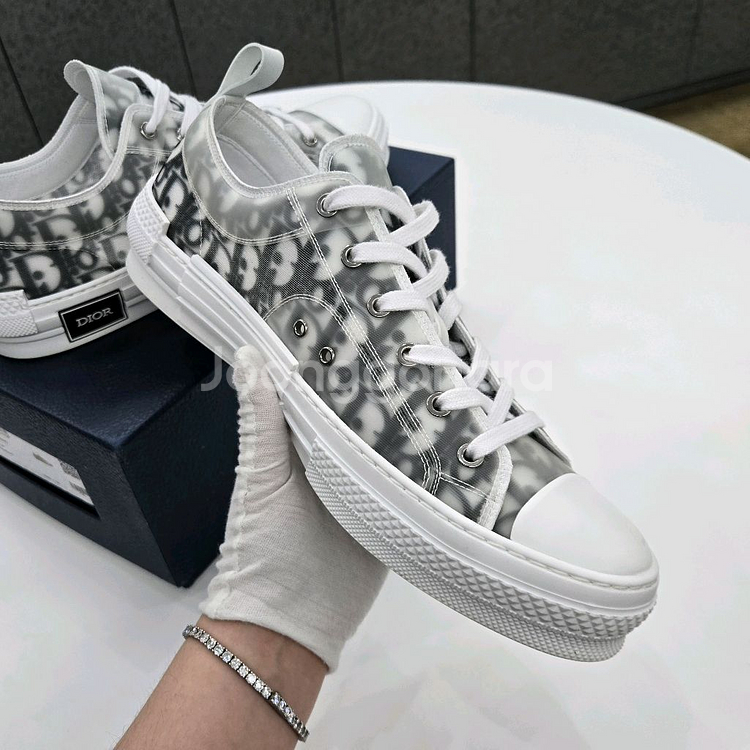 디올 B23 오블리크 로우 스니커즈 45사이즈--3