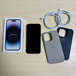 아이폰 14프로 블랙 128GB(배터리 100%) 리퍼