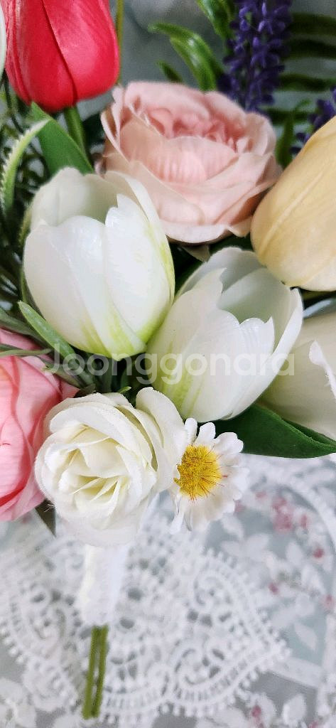 새상품)고급실크조화 웨딩부케 인테리어소품--2