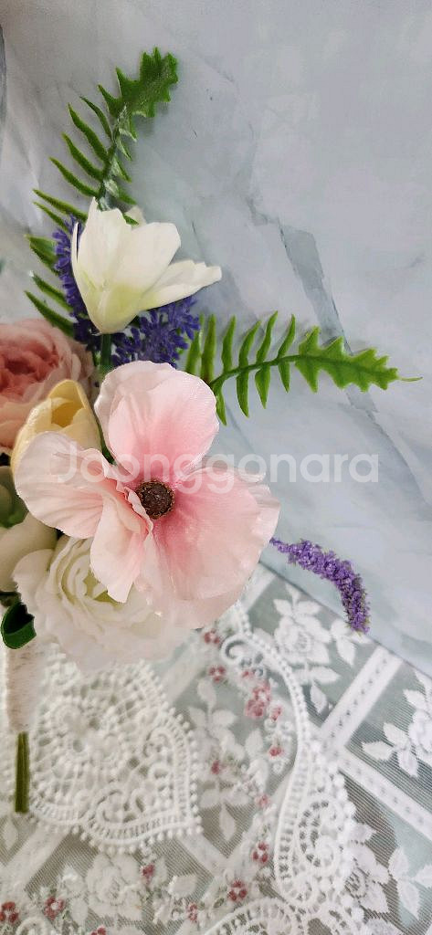 새상품)고급실크조화 웨딩부케 인테리어소품--5