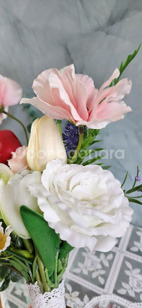 새상품)고급실크조화 웨딩부케 인테리어소품--7