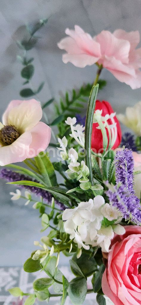 새상품)고급실크조화 웨딩부케 인테리어소품--8