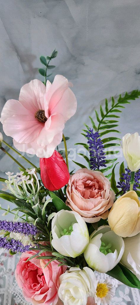 새상품)고급실크조화 웨딩부케 인테리어소품--9