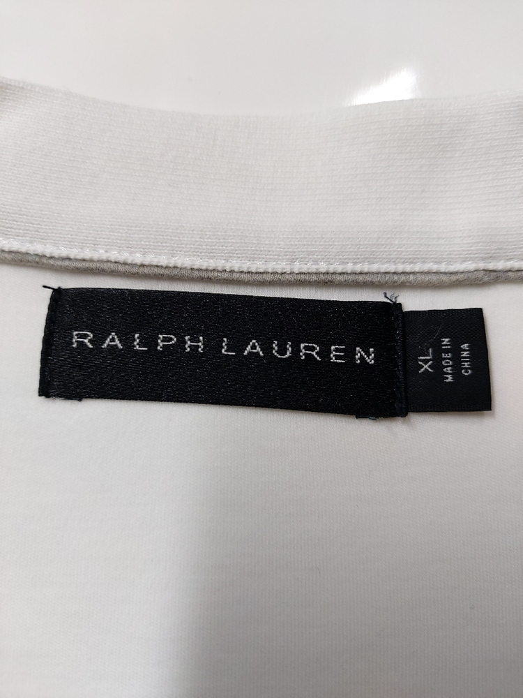 105~)폴로 랄프로렌 화이트 코튼 가디건--3