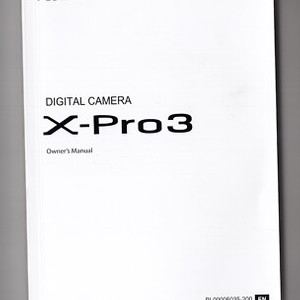 후지필름 x pro3 매뉴얼 / 설명서 삽니다